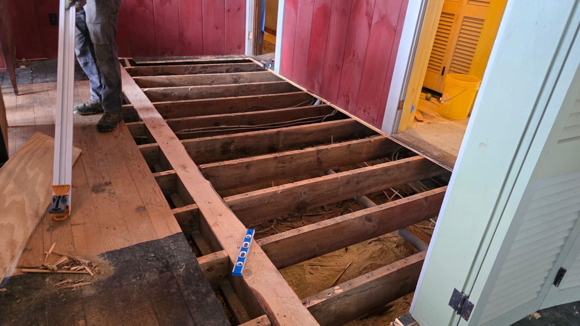 Leveling uneven floors
